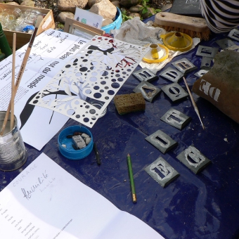 Atelier Laurence Liebenguth - Malen mit Blumen und Pflanzenfarben