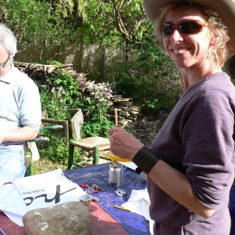Atelier Laurence Liebenguth - Malen mit Blumen und Pflanzenfarben